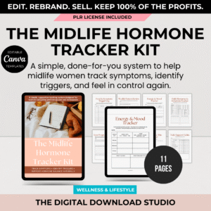 The Midlife Hormone Tracker Kit - The Digital Download Studio